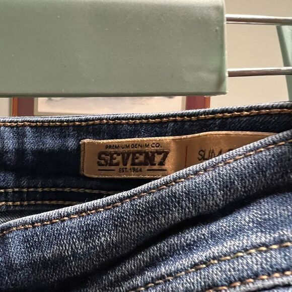 Men's Blue Jeans 34 x 32 #JTB026 - Picture 2 of 5